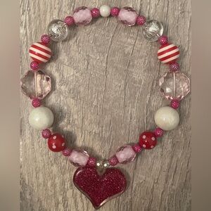 Heart necklace for little girls